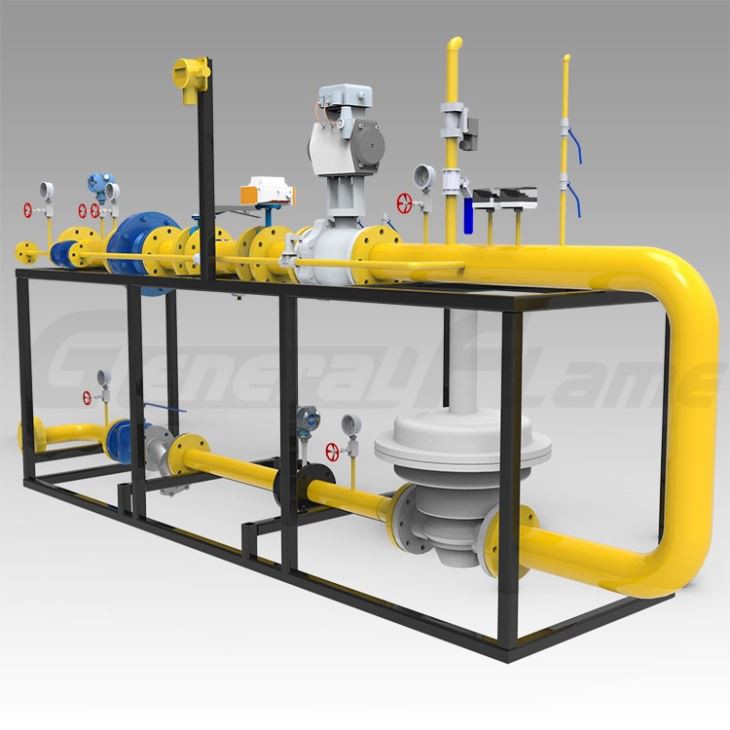 Burner Fuel Delivery System-gas And Oil Valve Train And Pumping Station